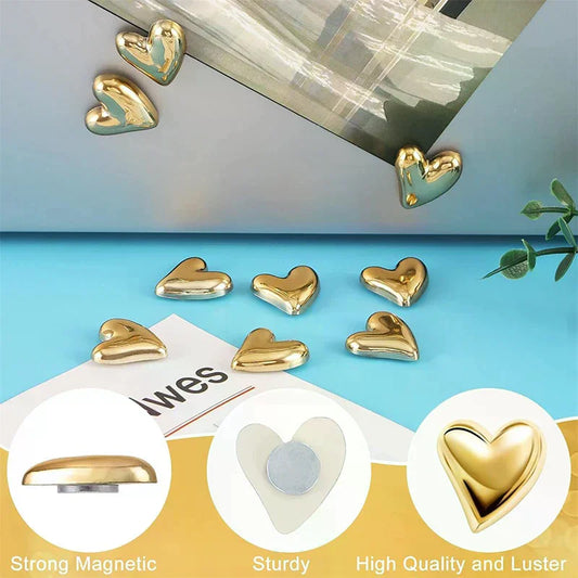 10 Heart-Shaped Fridge Magnets | Message Board & Home Decor Decorative Fridge Magnets Peaceful Pleasures Health and Wellness