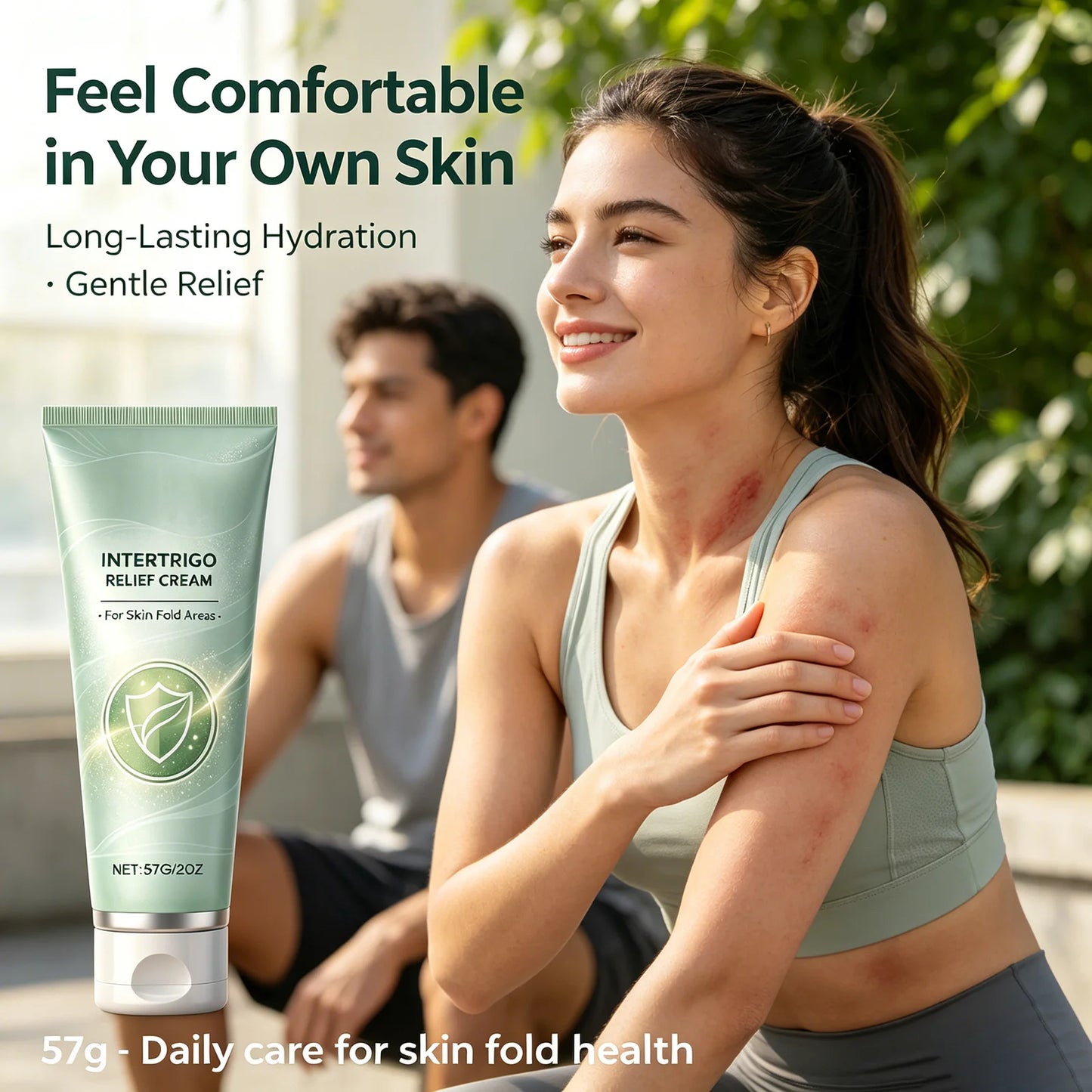 Intertrigo Relief Cream 57g | Skin Fold Redness & Hydration