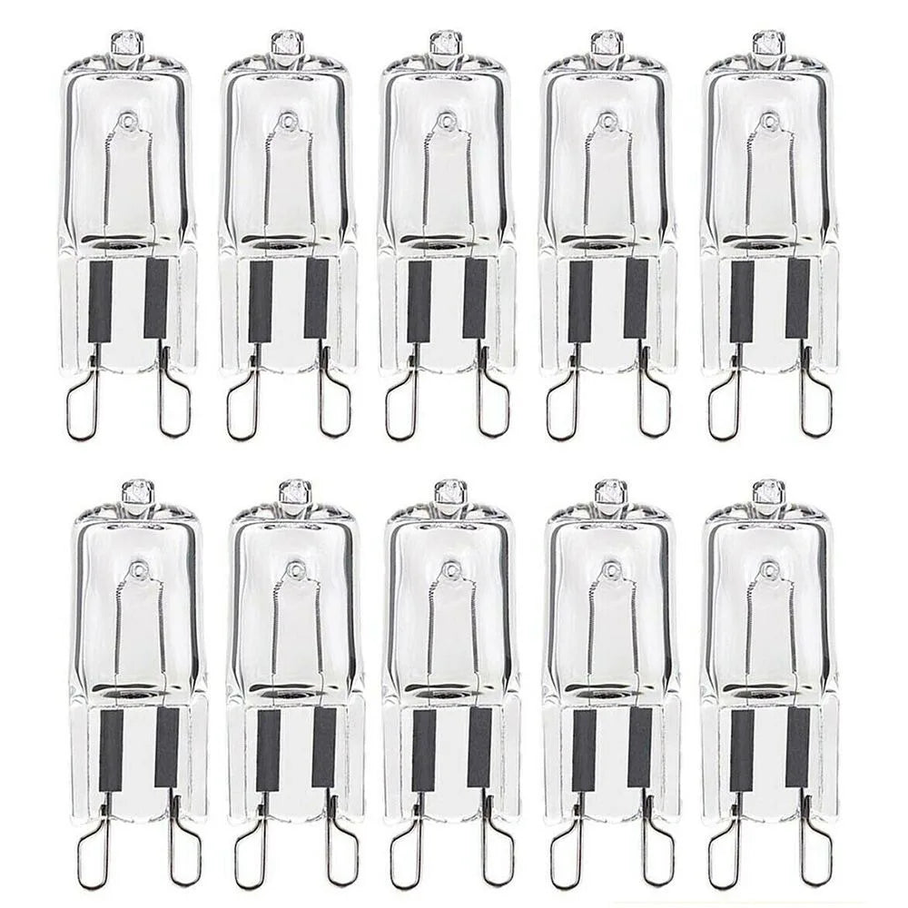 10pcs G9 Halogen Light Bulbs Quality Energy Saving 220V Filament Lamp High Temperature Resistant 25W/40W/60W Warm White Ovens Peaceful Pleasures Health and Wellness 60W