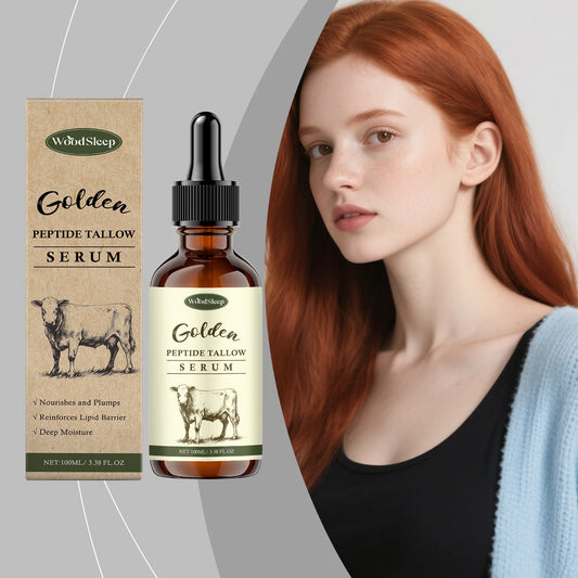WOODSLEEP Golden Peptide Beef Tallow Face Serum | Hydrating Hydrating Face Serum Peaceful Pleasures Health and Wellness