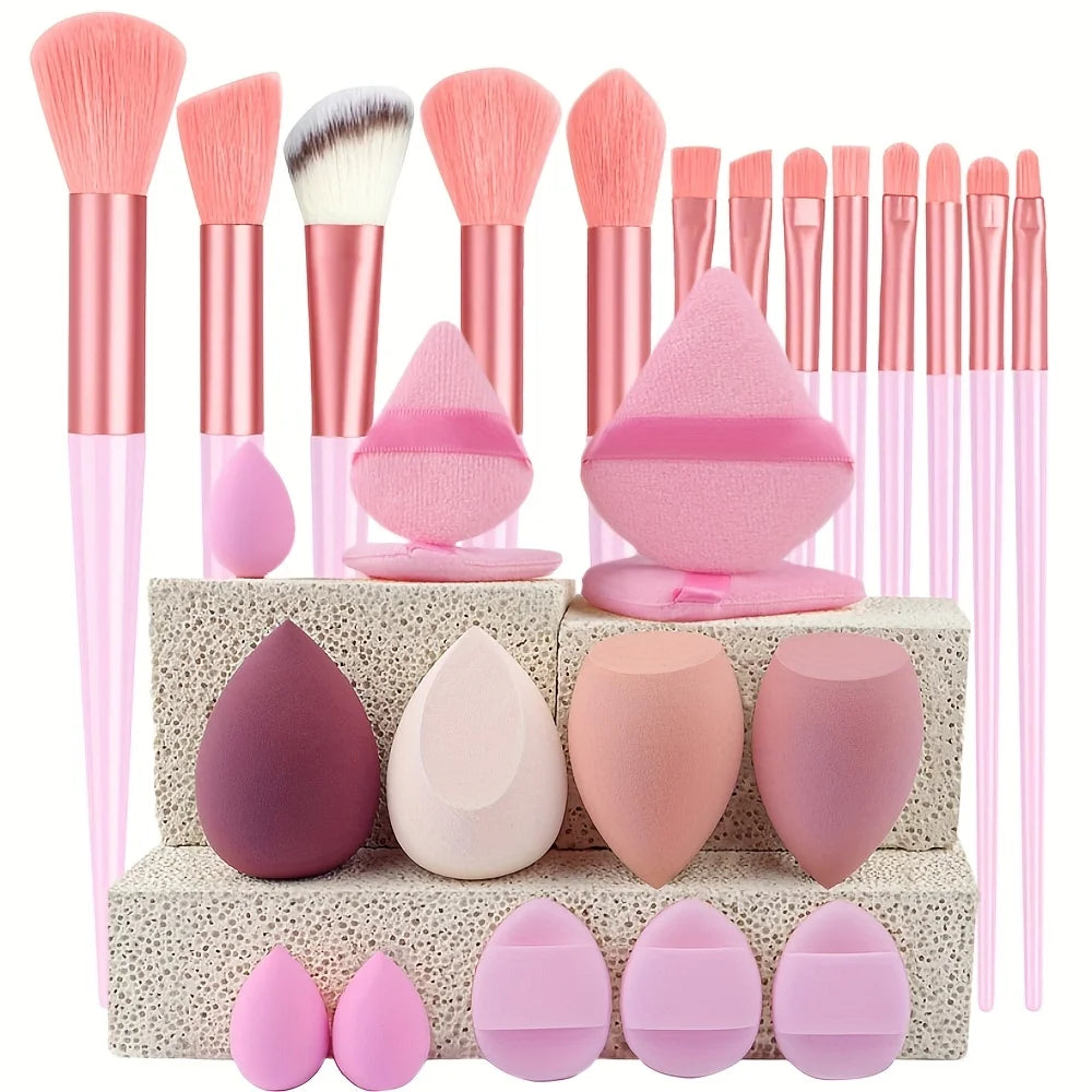 VANDER LIFE 8–29Pcs Professional Makeup Brush Set | Travel Kit