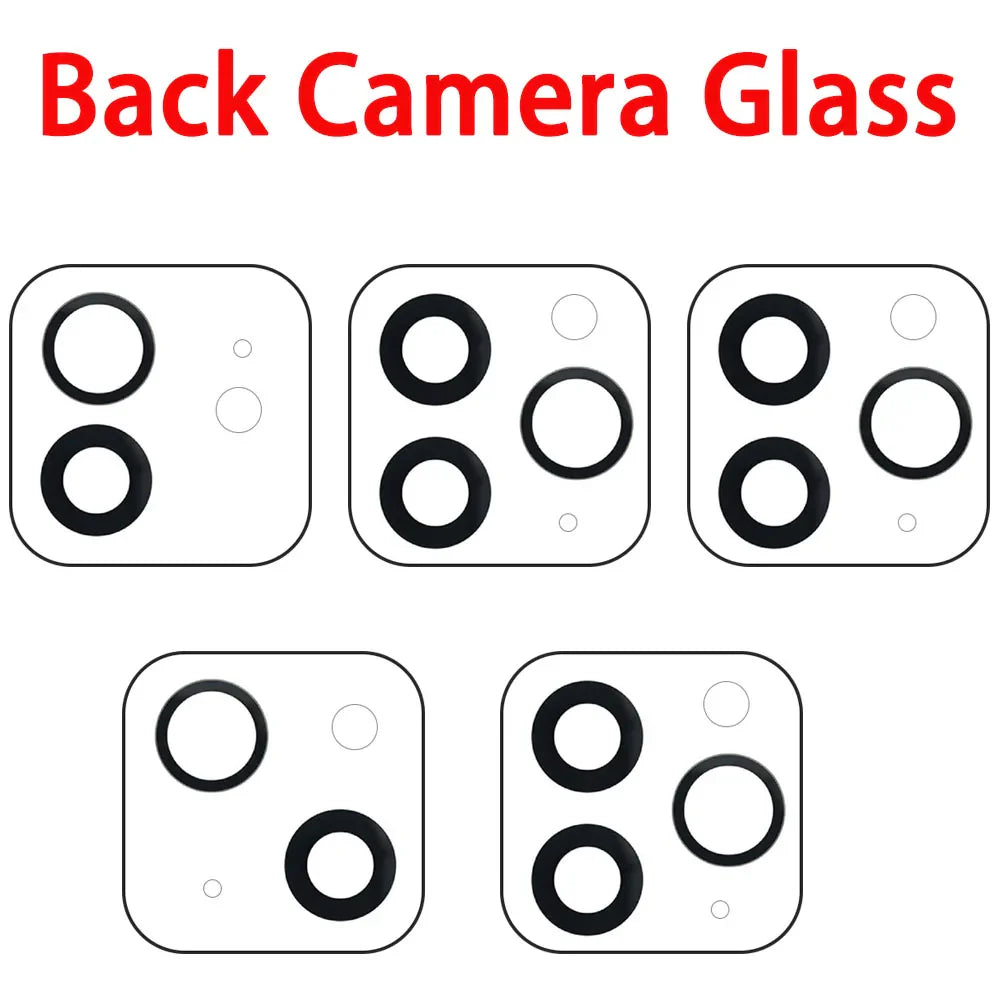 iPhone 11 12 13 Rear Camera Lens Glass Replacement + 3M Adhesive