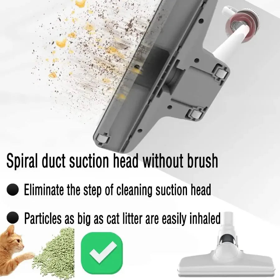 26ft Corded Stick Vacuum Cleaner for Pet Hair, Hardwood Floors, Cat Litter - Lightweight & Powerful Peaceful Pleasures Health and Wellness
