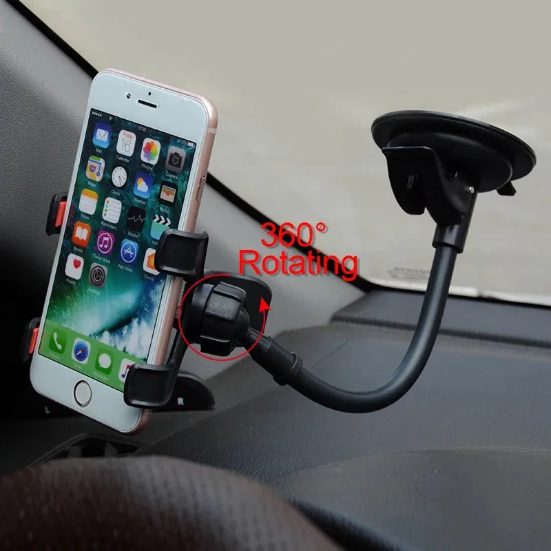 Car Phone Holder Universal 360 Degree Flexible Dashboard Windshield GPS Mount Desk Table Cell Mobile Phone Holder Stand Peaceful Pleasures Health and Wellness