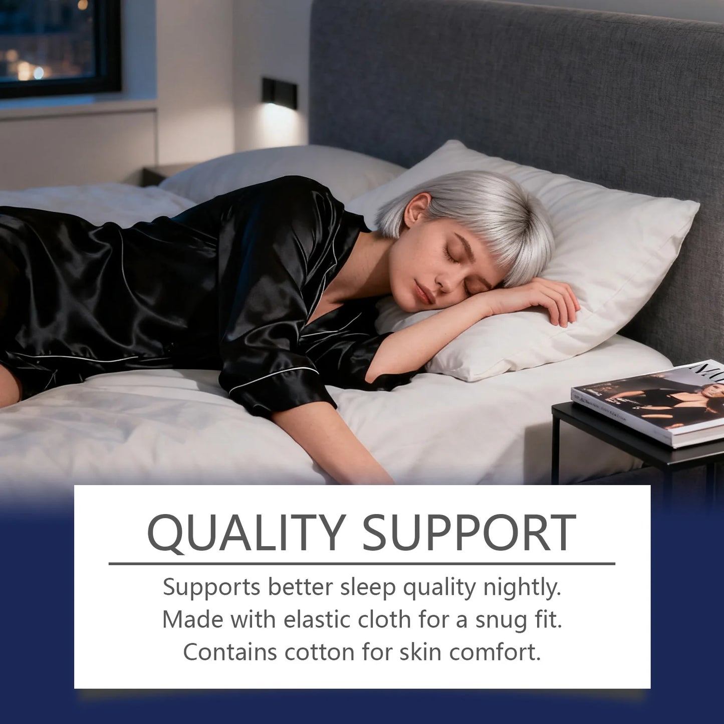 Gentle Nighttime Nasal Strips – Breathable, All Skin Types