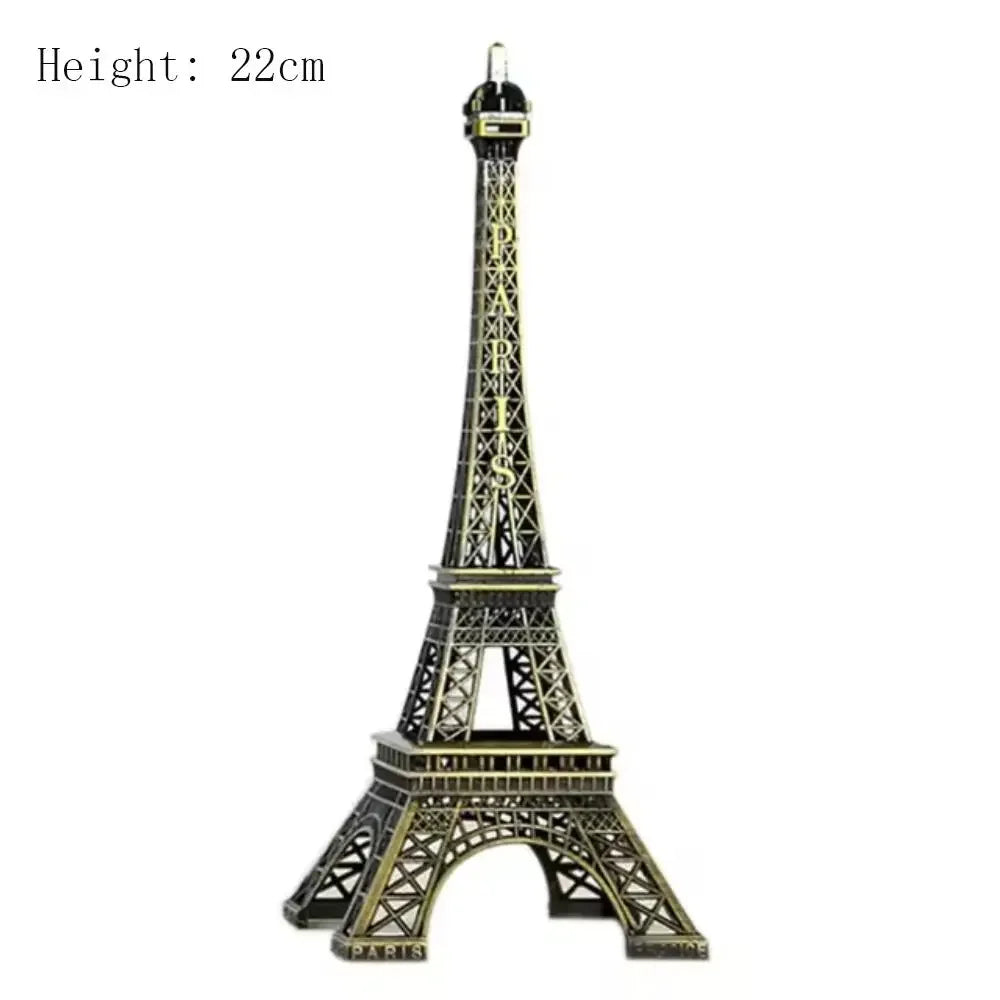 Bronze Metal Eiffel Tower Model Statue – 7 Sizes with Gift Box