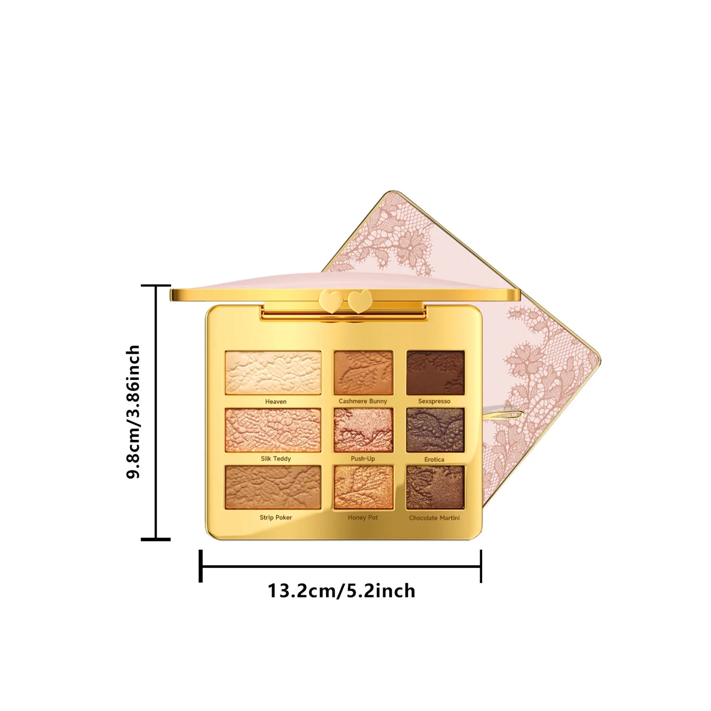 9-Color Eyeshadow Palette – Matte, Shimmer & Glitter
