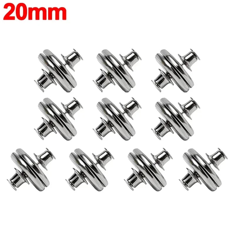 1-10Pairs Curtain Magnetic Button Nail Free Detachable Window Curtain Close Magnet Buckle Adjustment Curtain Clip Accessories Peaceful Pleasures Health and Wellness 20mm 2 Pairs