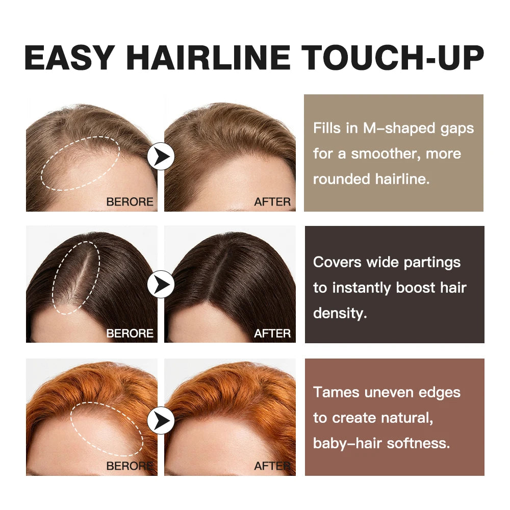Lakerain Waterproof Hairline Powder – Sweat-Proof & Natural Hairline Concealer Powder Peaceful Pleasures Health and Wellness