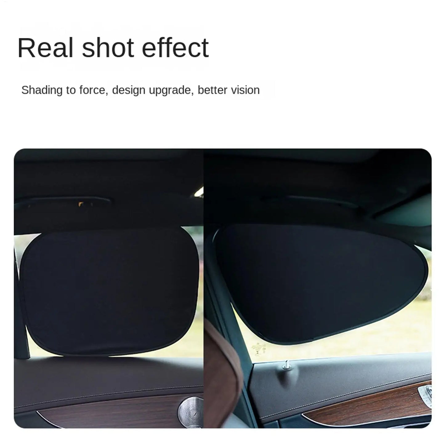 Car Side Window Sun Shade – Electrostatic UV Block Anti-Glare