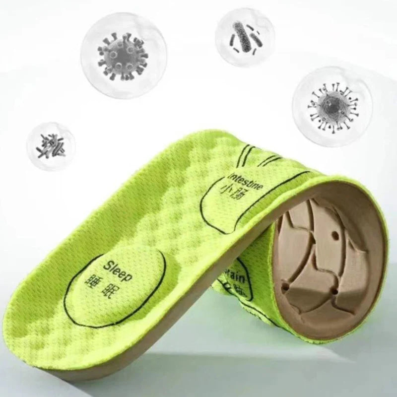 Acupressure Shoe Insoles – Soft, Breathable & Odor-Control