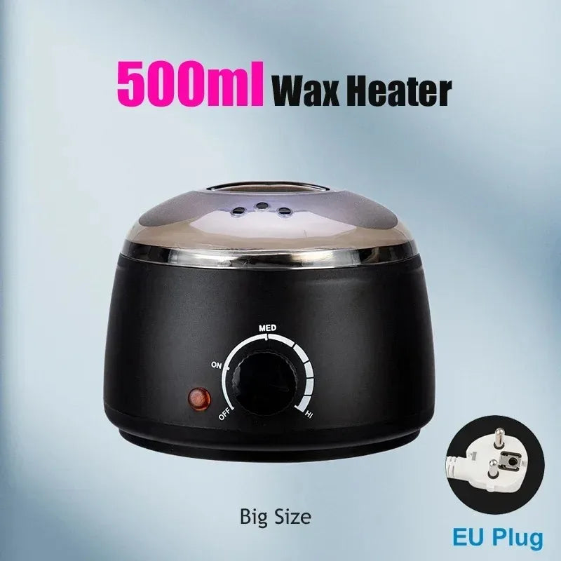 Wax Melting Pot Wax Heater for Hair Removal Waxing Warmer Dipping Pot Wax Melting Machine Depilation Paraffin Warmer Peaceful Pleasures Health and Wellness 036-B-EU-500ML