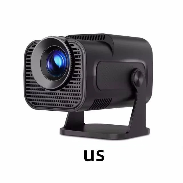 Mini Portable Projector Newly Native HY320 720P Android11 4K 300ANSI Projector Wifi6 BT5.0 Cinema Outdoor Rotable Projector Peaceful Pleasures Health and Wellness US plug