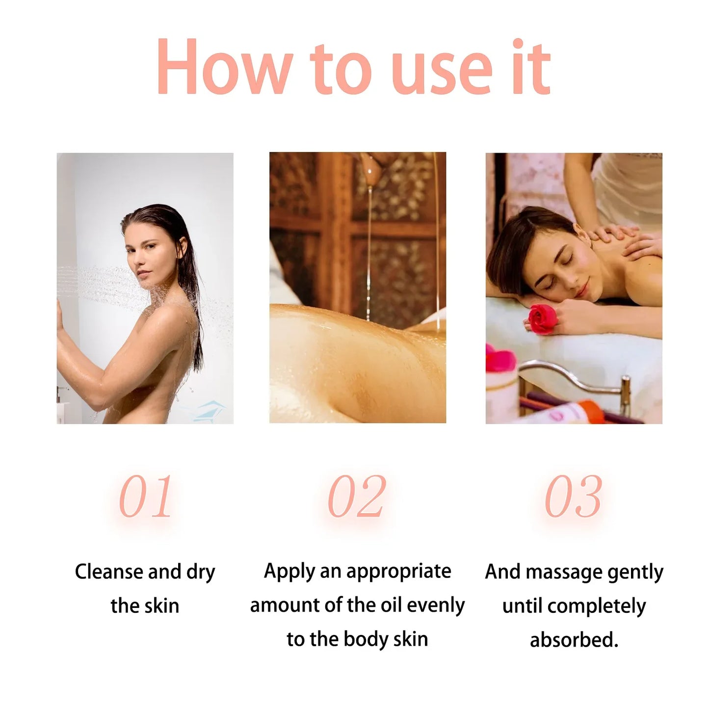 OceAura Body Massage Oil – Deep Moisture & Tightening Spa 120ml