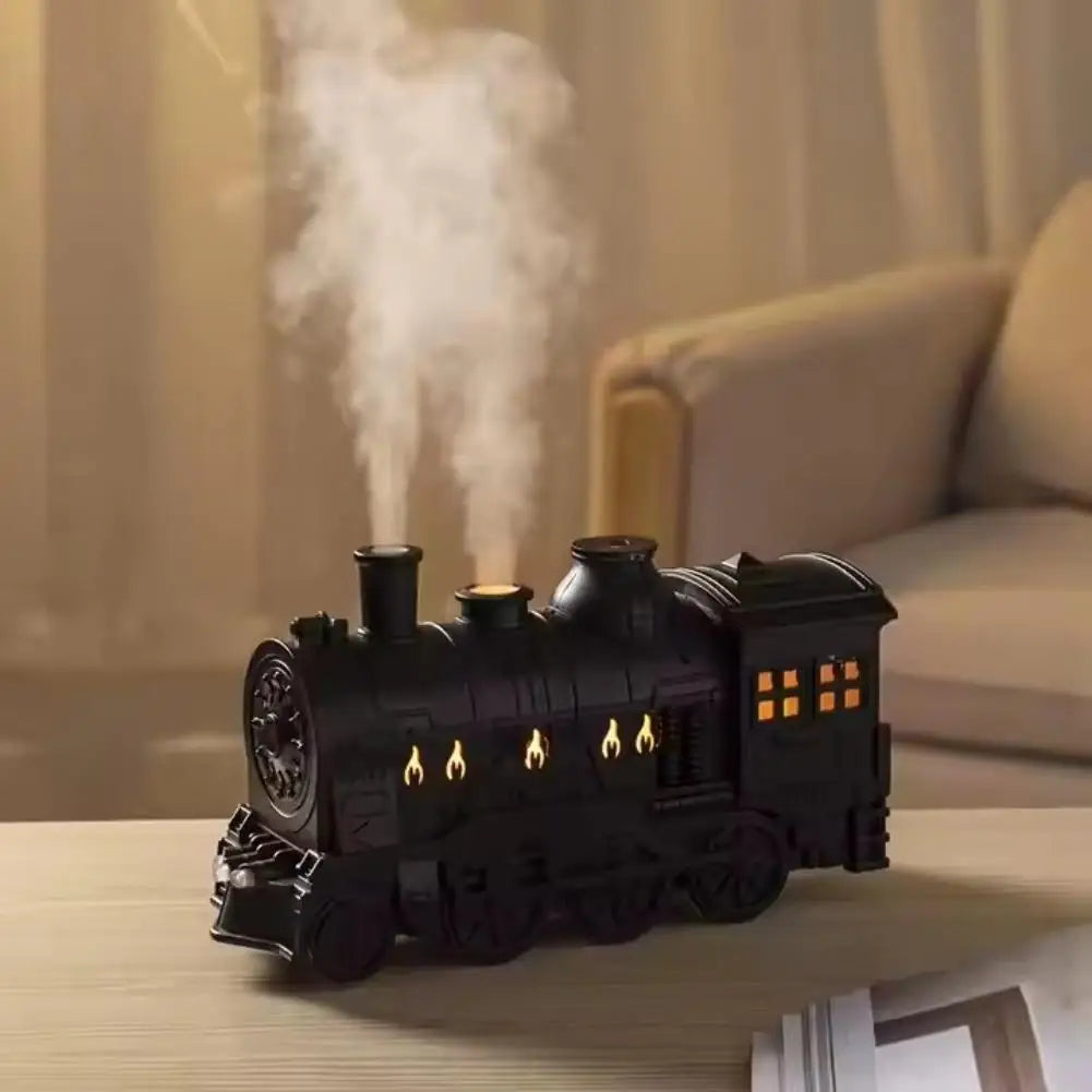 Mini Train Essential Oil Diffuser – Cool Mist & LED Humidifier