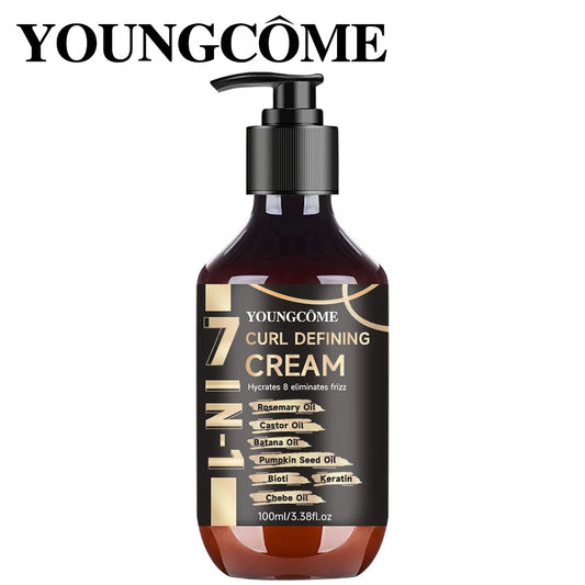 Curl Elastic Enhancer Curling Repair Essence Hairstyle Conditioner Foam Moisture Defining Curly Hair Cream Peaceful Pleasures Health and Wellness Default Title