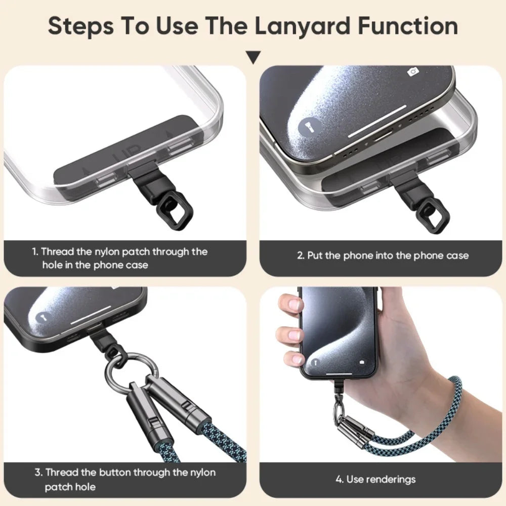 240W USB-C Fast Charging Cable 5A Short Keychain Cord