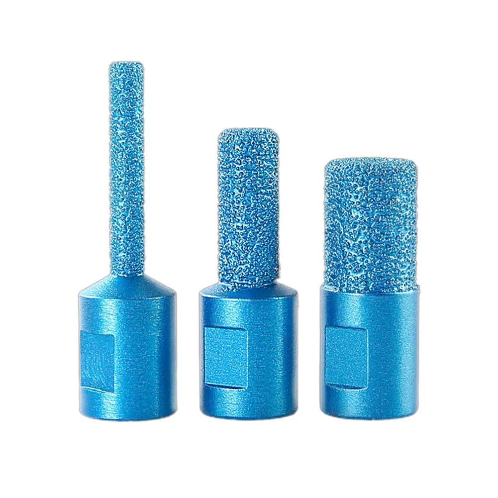 M10 Thread Vaccum Brazed Diamond Finger Bit Milling Cutter Ceramic