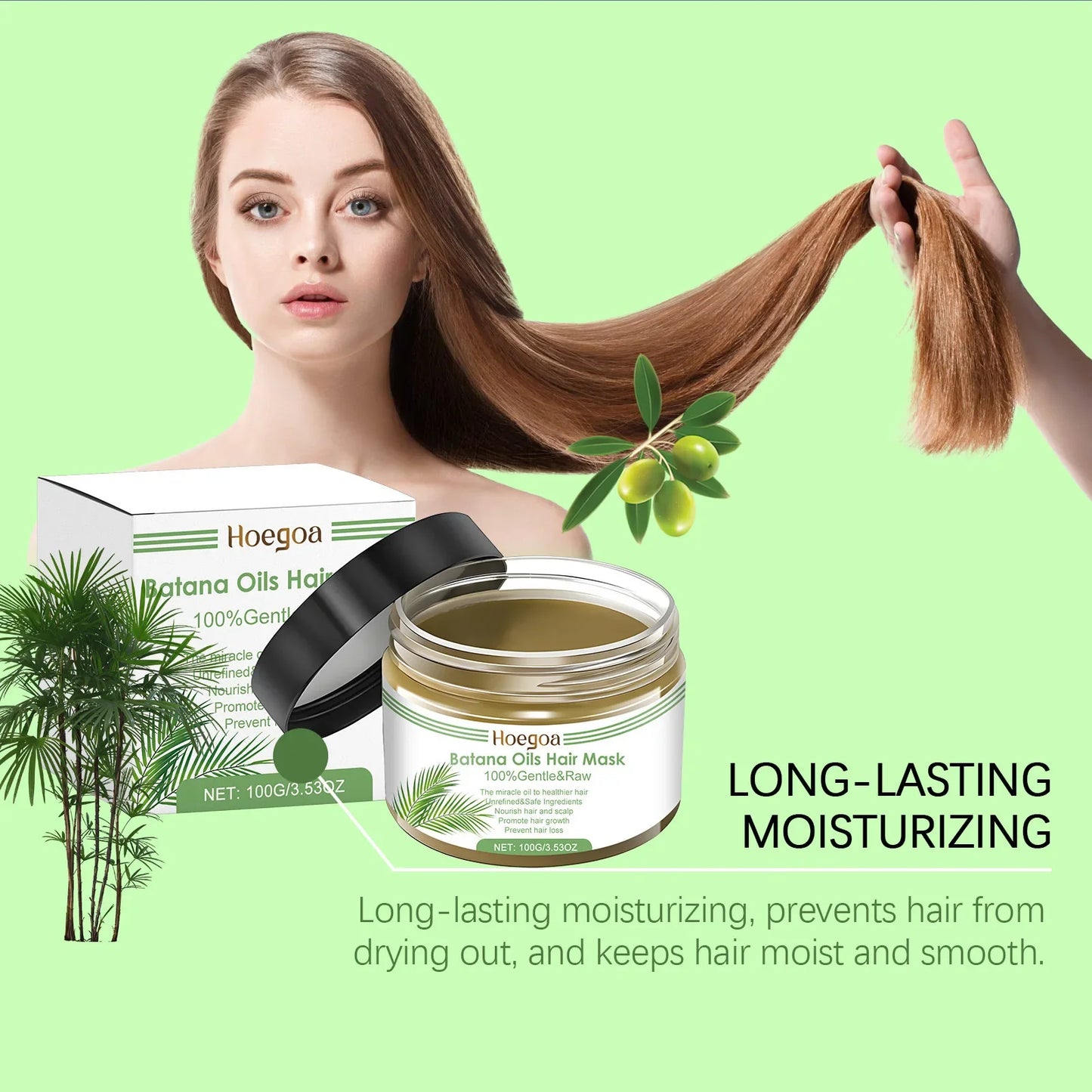 HOEGOA Batana Oil Hair Mask – Growth & Anti-Breakage Treatment