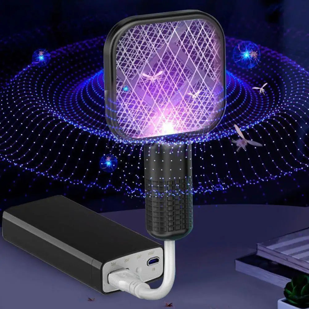 2-in-1 USB Mosquito Killer Lamp & Electric Fly Swatter UV Trap