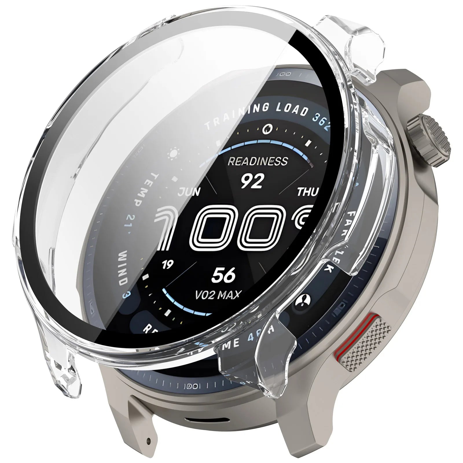 Full Protective Case Made of PC Tempered Glass for Huami Amazfit Balance 2 Smartwatch Peaceful Pleasures Health and Wellness