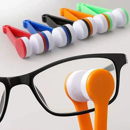 Microfiber Glasses Cleaning Cloth with Clip – Scratch-Free Eyewear Cleaning Cloth Peaceful Pleasures Health and Wellness