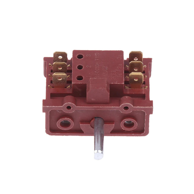 16A T150 Rotary Oven Switch 4-Position 6-Pin Temperature Knob