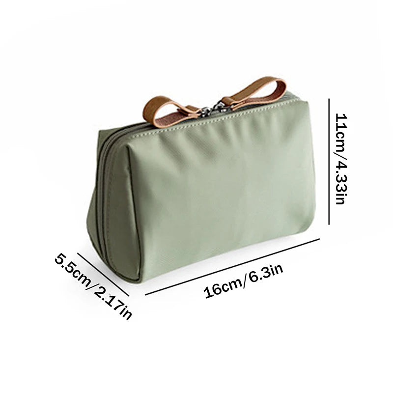 Makeup Bag For Purse Portable Waterproof Cosmetic Bag Lipstick Storage Travel Zipper Pouch For Women Toiletry Organizer Case Peaceful Pleasures Health and Wellness