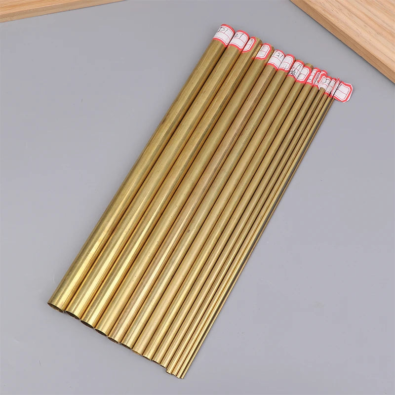 Brass Tube Dia 2/3/4/5/6/7/8/9/10/11/12/13/14/15mm Length 300mm 0.5mm Wall Brass Pipe Modelmaking Rod Cutting Tool Replacement Peaceful Pleasures Health and Wellness