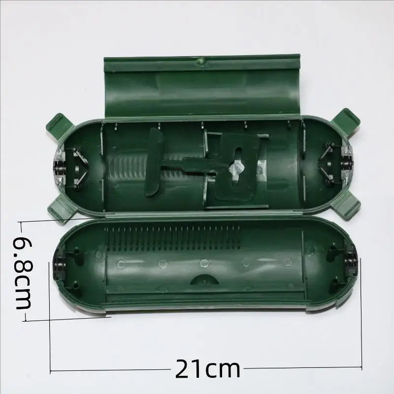 Waterproof Outdoor Cable Junction Box | Dustproof Weather Guard Electrical Junction Box Peaceful Pleasures Health and Wellness Green with buckle
