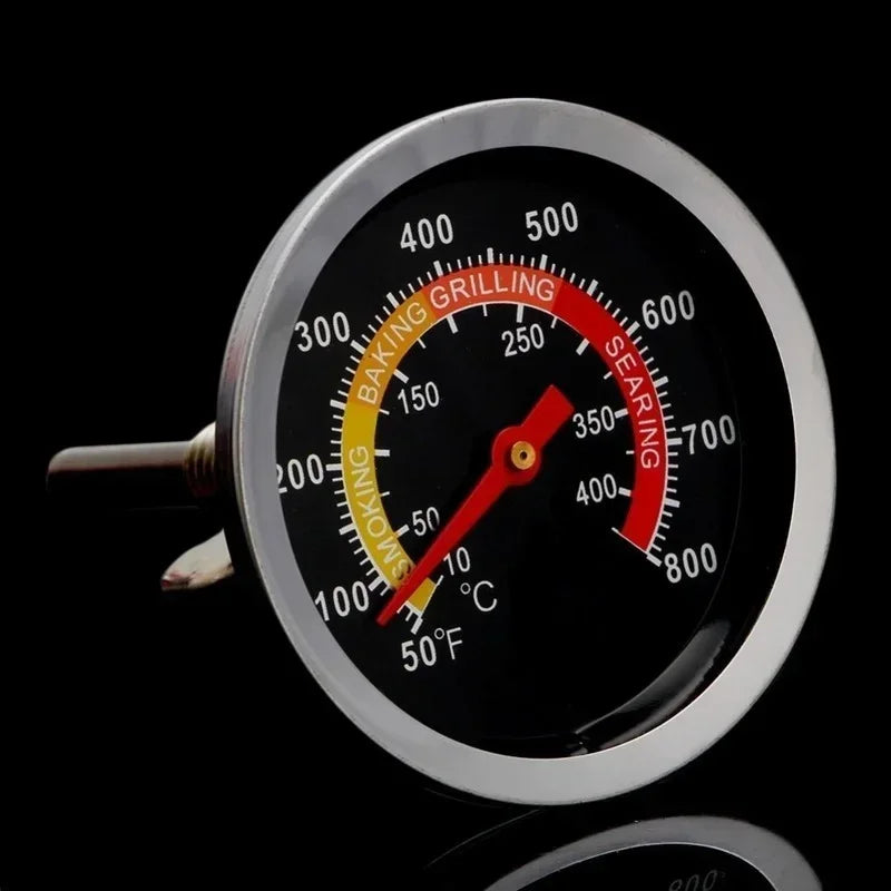 Metal Barbecue Stove Thermometer Stainless Steel Heat-resistant
