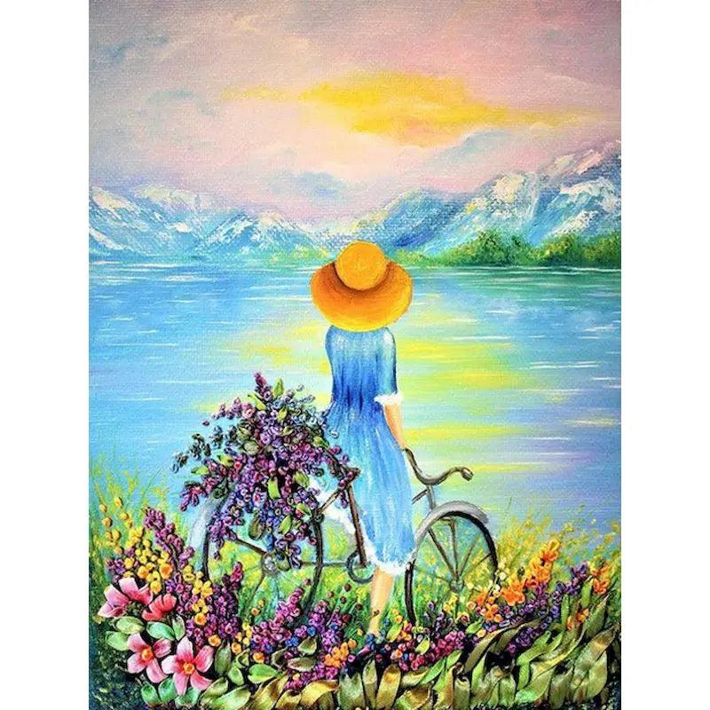 GATYZTORY Paint By Numbers For Adults Children Ballet Girl DIY HandPainted Oil Painting Figure Picture Home Wall Decor Gift Peaceful Pleasures Health and Wellness