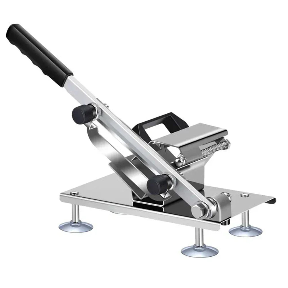 Manual Meat Slicer – Adjustable Stainless Steel Blade | 0.25–8mm