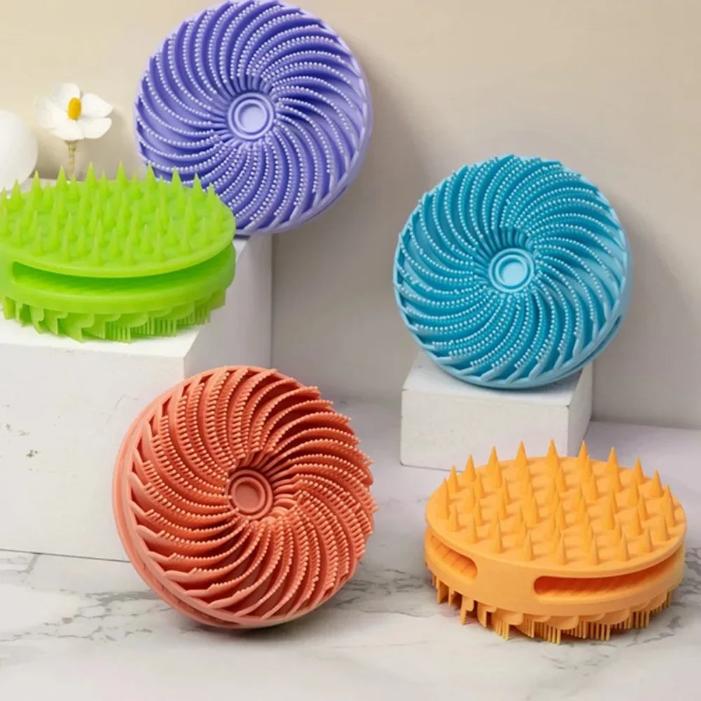 Soft Silicone Body Scrubber & Scalp Massager | Bath Brush