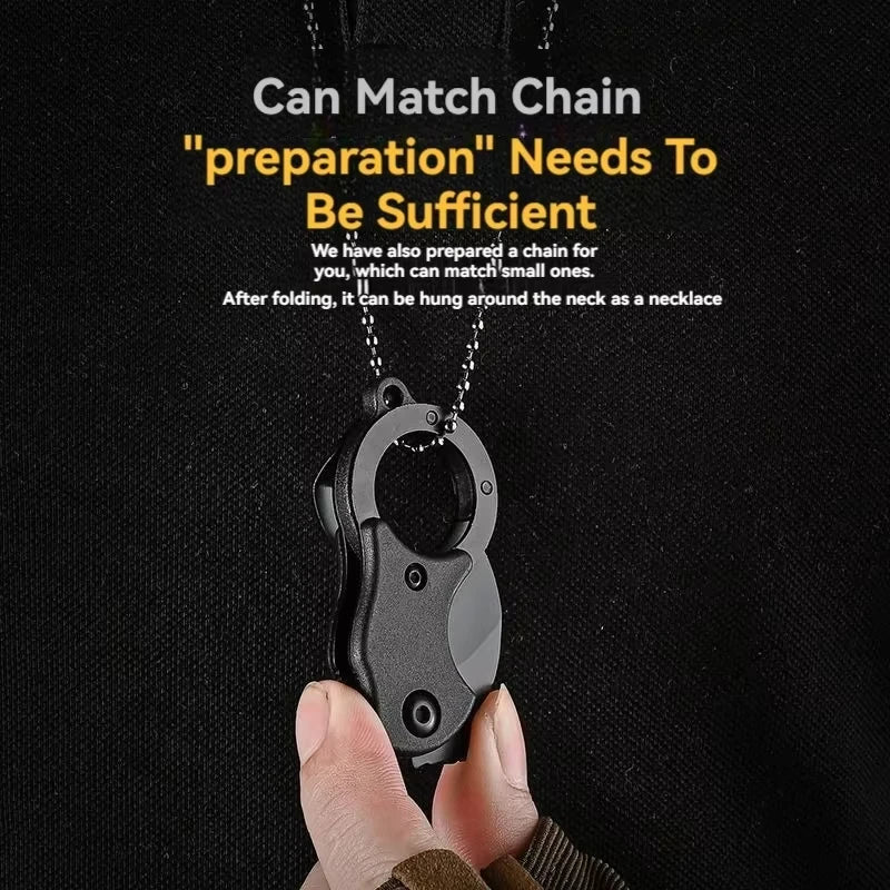 1pcs NEW Mini Keychain Pocket Knife Stainless Steel Camping Small Mini Portable Knife Peeler Fixed Blade Multi EDC Tool with Cha Peaceful Pleasures Health and Wellness
