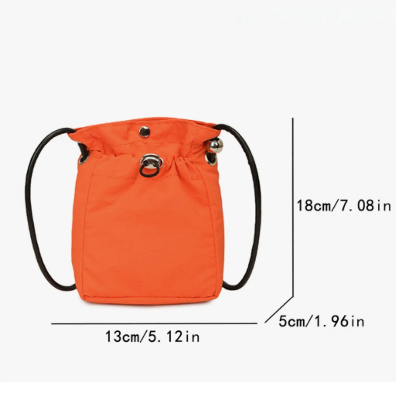 Nylon Crossbody Phone Purse | Small Smartphone Bag & Zipper