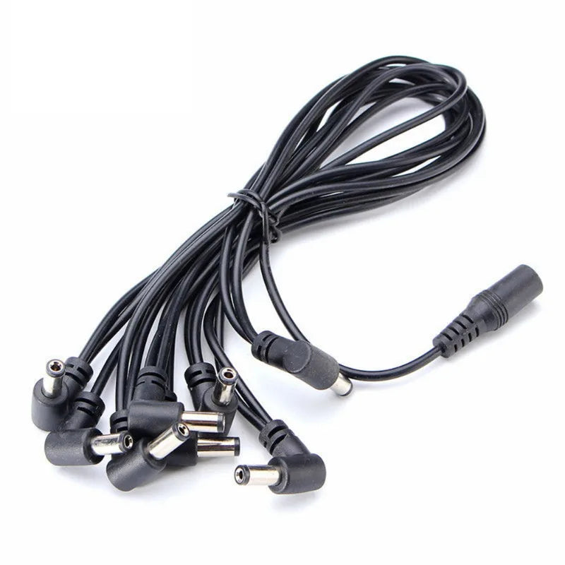9V 2A Right Angle Plug Cord Effect Pedal Power Supply Cable Multi