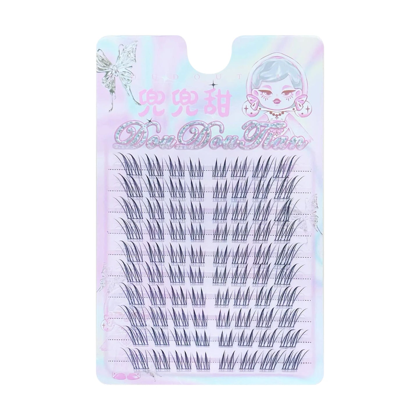 Korean Idol Manga Cluster Lashes | Wispy 3D Lash Extensions False Lash Extensions Peaceful Pleasures Health and Wellness style 2