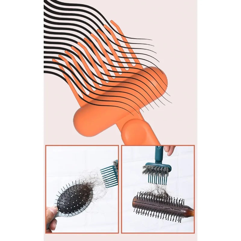 Comb Cleaning Brush – Hair Brush Cleaner Tool for All Combs Brush Cleaning Tool Peaceful Pleasures Health and Wellness