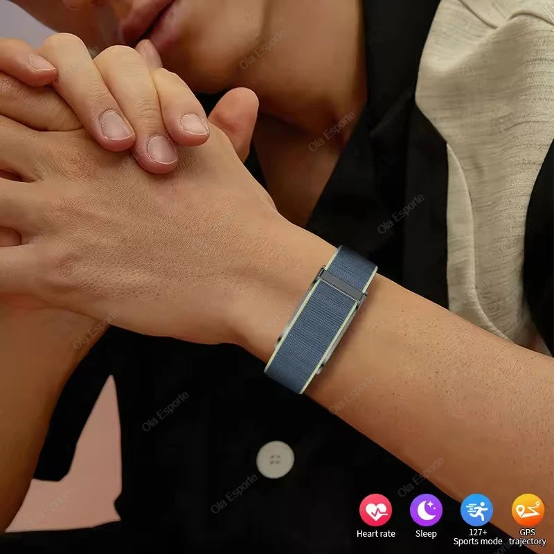 New GPS Trajectory AI Health Bracelet Heart Rate Blood Pressure HRV Monitor Call Reminder Smart Watch Sport Band Fitness Tracker Peaceful Pleasures Health and Wellness