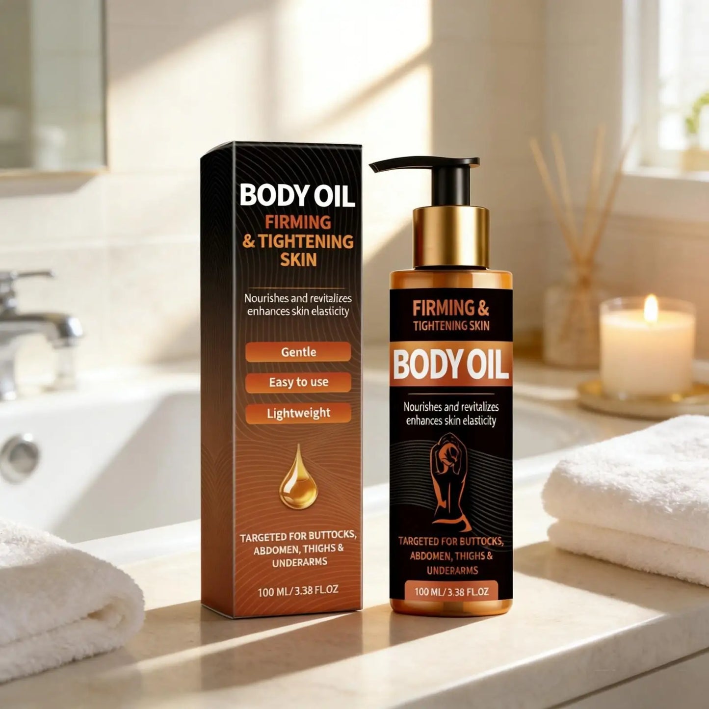 Firming Body Oil with Jojoba & Vitamin E – 100ml