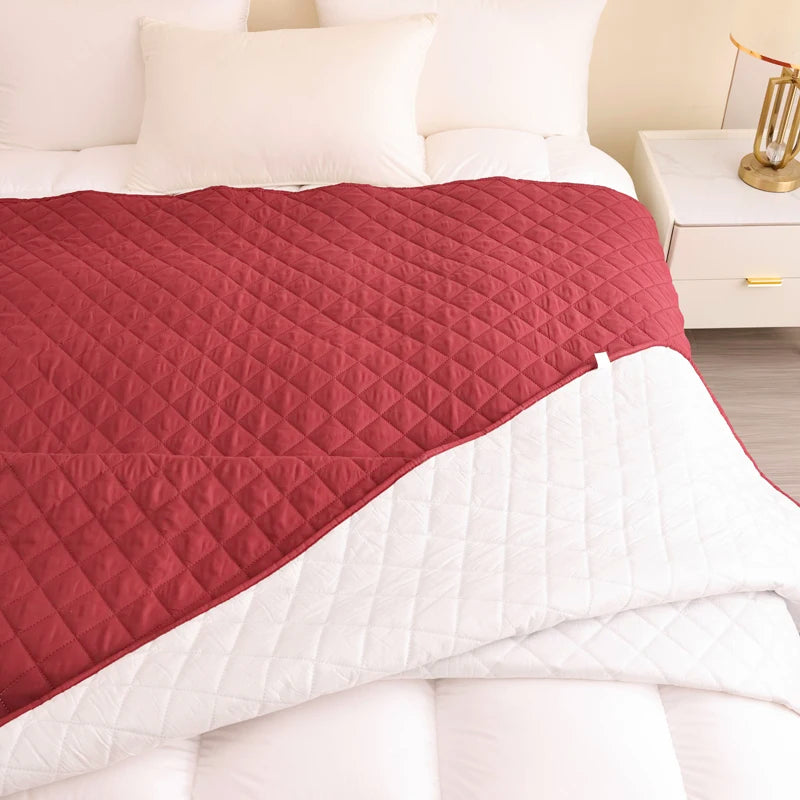 Waterproof Pet Blanket, Bed and Sofa Protection Mat, Suitable for Family with Dogs and Cats, Protector for Mattress or Couch Peaceful Pleasures Health and Wellness Pet Mat Red 83x102in(210x260cm)