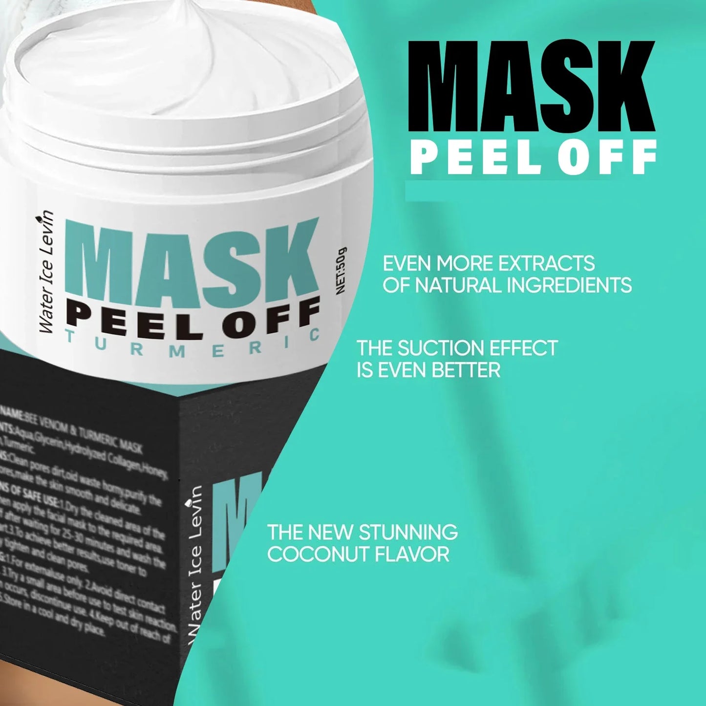 Vitamin C & Turmeric Peel-Off Mask – Brighten & Hydrate