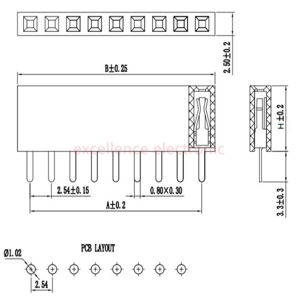 10 Pieces Single Row Pin Female Header Socket Pitch 2.54mm 1*2p 3p 4p 5p 6p 7p 8p 9p 10p 12p 14p 16p 20p 40 Pin Connector Peaceful Pleasures Health and Wellness