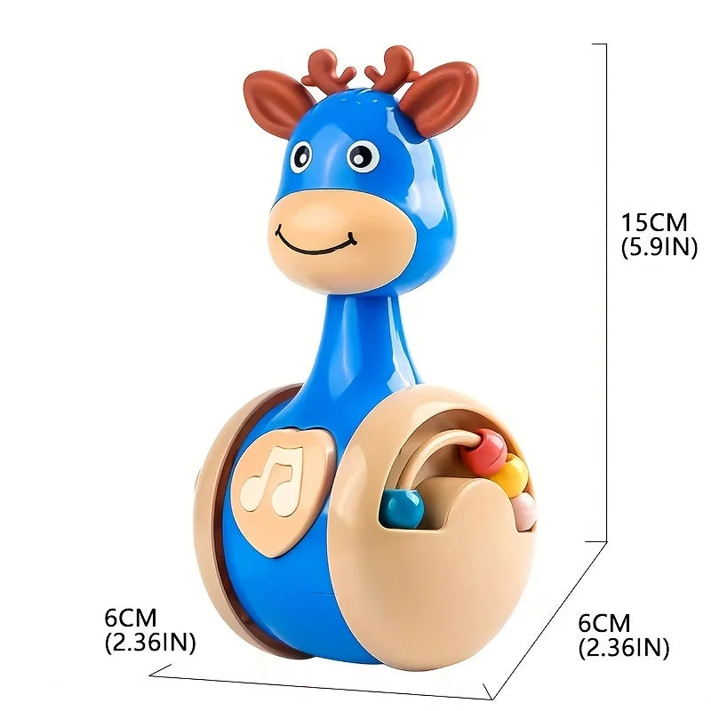 Roly Poly Tumbler Baby Toy 6–12 Months | Deer Wobbler Toy