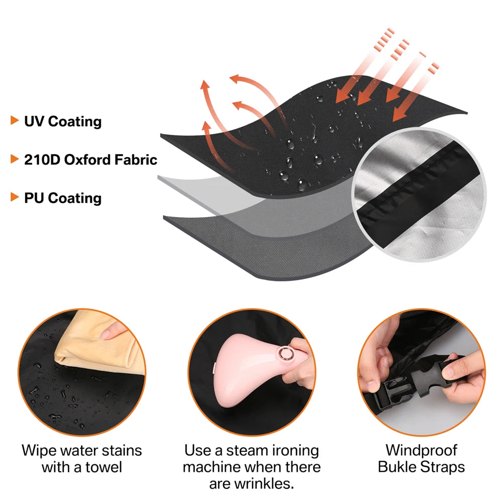 Waterproof Chaise Lounge Cover | Outdoor Patio Furniture Protector