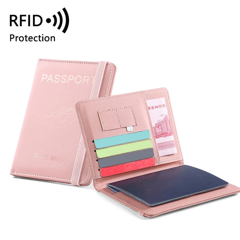 Waterproof PU Leather Passport Holder & Travel Wallet