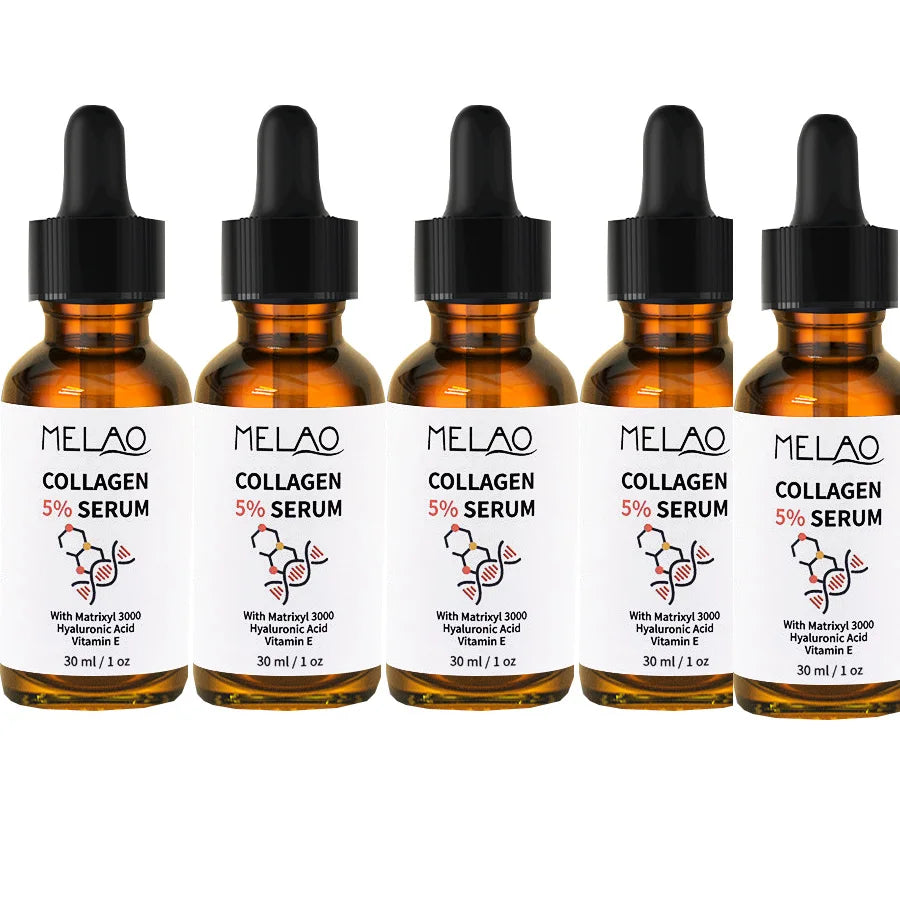 5% Collagen Boost Serum Firming Face Pores Remover Moisturizing Skin Care Products Face Lift Facial Rejuvenation Cream 30ml Peaceful Pleasures Health and Wellness 30mlx5 pieces