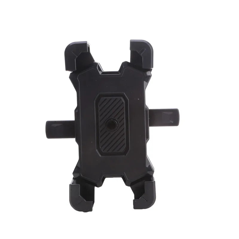 Heavy Duty Shockproof Phone Mount for Bike Motorcycle Phone Holder Universal Fit for E-Bike Handlebar Anti-Vibration Bracket Peaceful Pleasures Health and Wellness black