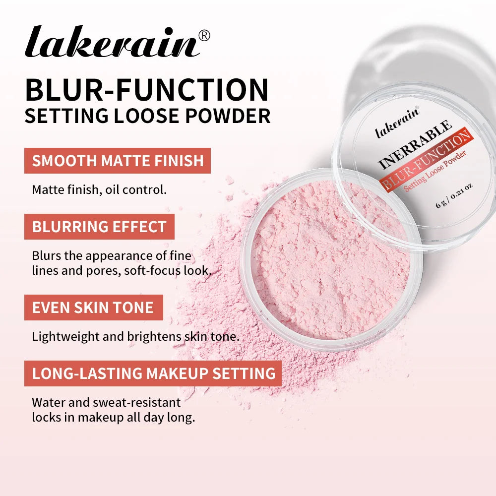 Setting Powder & Setting Spray Set Long Lasting Makeup Setting Even Skin Tone Control Oil Smooth Matte Finish Makeup Setting Kit Peaceful Pleasures Health and Wellness